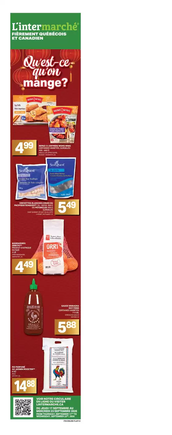 L'Intermarché catalogue | Current bargains and offers | 2026-09-17T00:00:00.000Z - 2026-09-23T00:00:00.000Z