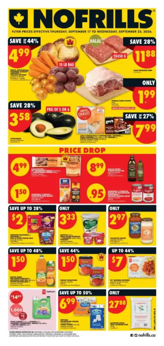 No Frills catalogue | Current special promotions | 2026-09-17T00:00:00.000Z - 2026-09-23T00:00:00.000Z
