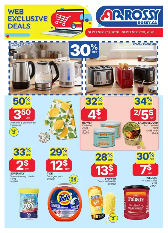 Rossy catalogue in Kitchener | Offers for bargain hunters | 2026-09-17T00:00:00.000Z - 2026-09-23T00:00:00.000Z