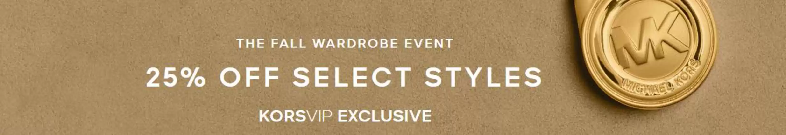 Michael Kors catalogue | 25 % off | 2026-09-16T00:00:00.000Z - 2026-10-04T00:00:00.000Z