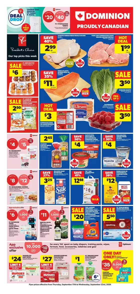 Dominion catalogue | Weekly flyer | 2026-09-17T00:00:00.000Z - 2026-09-23T00:00:00.000Z
