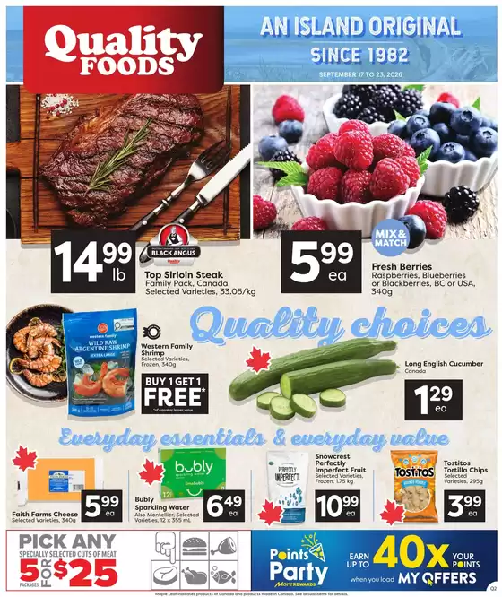 Quality Foods catalogue in Bathurst | Weekly flyer  | 2026-09-17T00:00:00.000Z - 2026-09-23T00:00:00.000Z