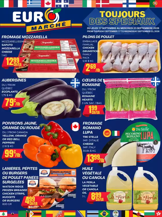 Euromarché catalogue | Toujours des spéciaux | 2026-09-17T00:00:00.000Z - 2026-09-23T00:00:00.000Z