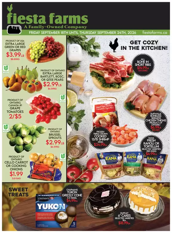 Commisso's Fresh Foods catalogue | Flyer sale prices in effect September 18-October 1 | 2026-09-18T00:00:00.000Z - 2026-10-01T00:00:00.000Z