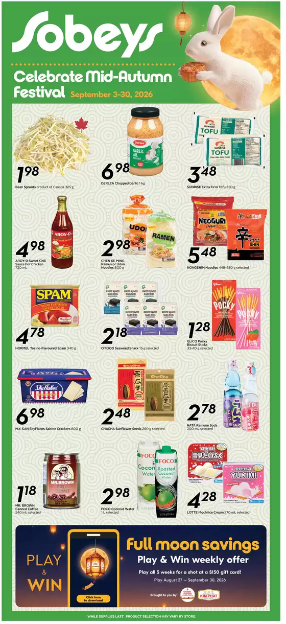 Sobeys catalogue | Mid autumn festival | 2026-09-18T00:00:00.000Z - 2026-09-30T00:00:00.000Z