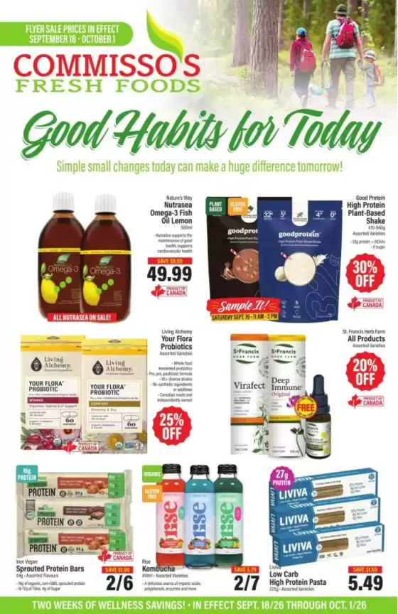 Commisso's Fresh Foods catalogue | Commisso's Fresh Foods weeky flyer | 2026-09-18T00:00:00.000Z - 2026-10-01T00:00:00.000Z