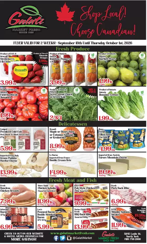 Galati Market Fresh catalogue | Current flyer | 2026-09-18T00:00:00.000Z - 2026-11-01T00:00:00.000Z
