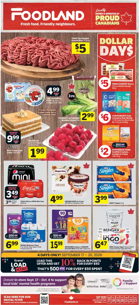 Foodland catalogue | Weekly flyer  | 2026-09-18T00:00:00.000Z - 2026-09-23T00:00:00.000Z