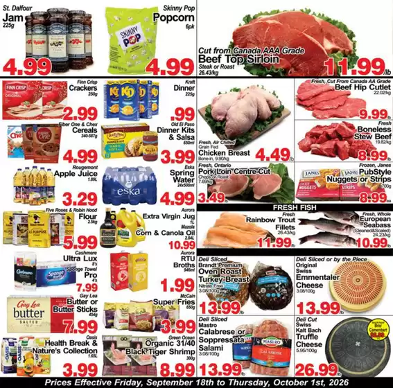 Greco's Fresh Markets catalogue | Weekly flyer | 2026-09-18T00:00:00.000Z - 2026-10-01T00:00:00.000Z
