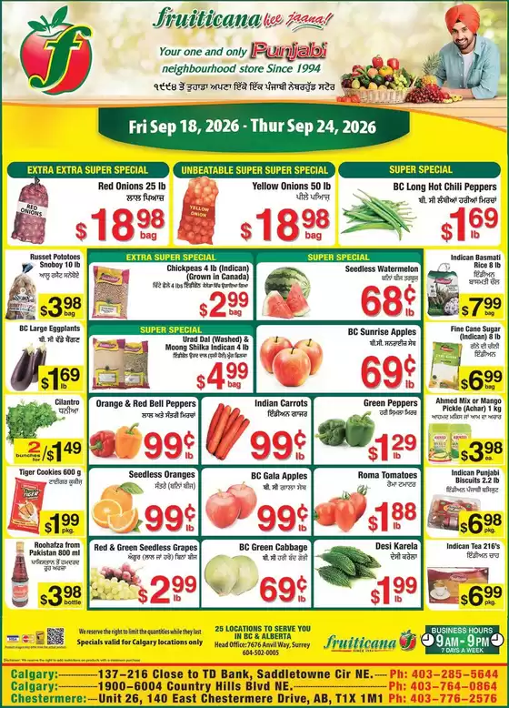 Fruiticana catalogue | Attractive special offers for everyone | 2026-09-18T00:00:00.000Z - 2026-09-24T00:00:00.000Z