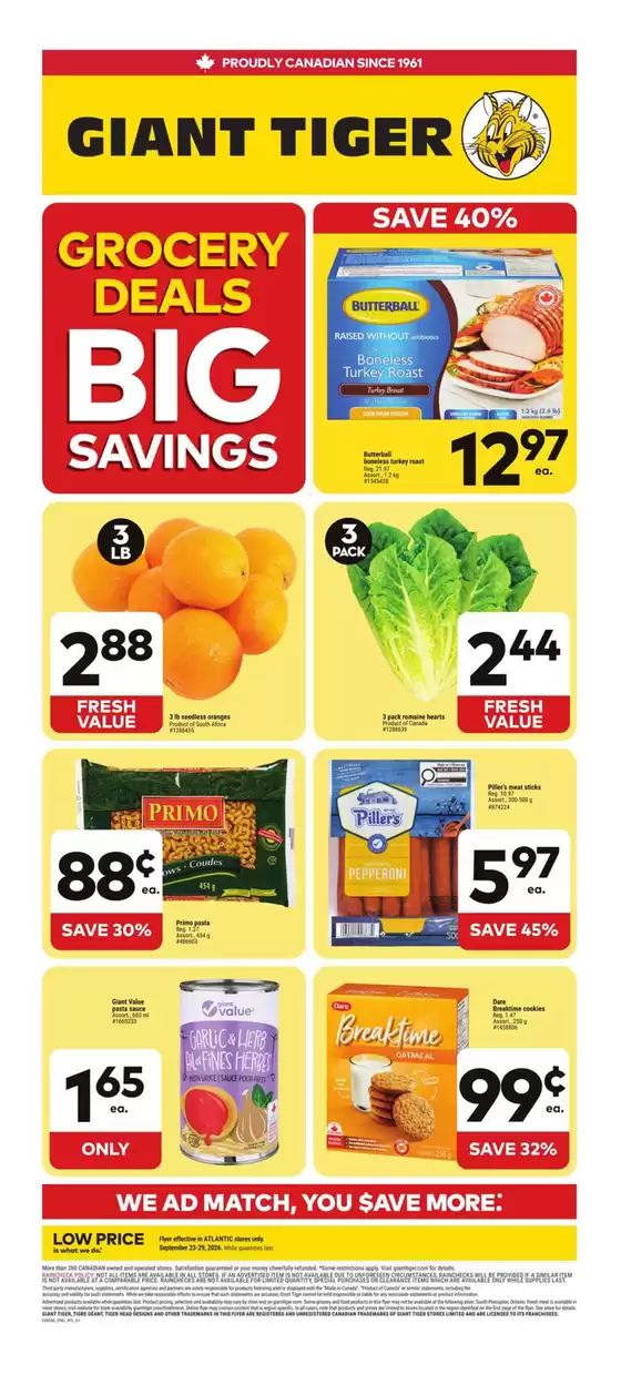 Giant Tiger catalogue | Current deals and offers | 2026-09-23T00:00:00.000Z - 2026-09-29T00:00:00.000Z
