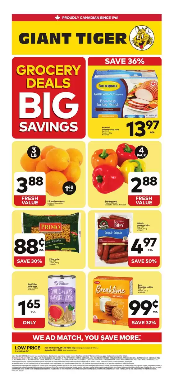 Giant Tiger catalogue | Our best offers for you | 2026-09-23T00:00:00.000Z - 2026-09-29T00:00:00.000Z