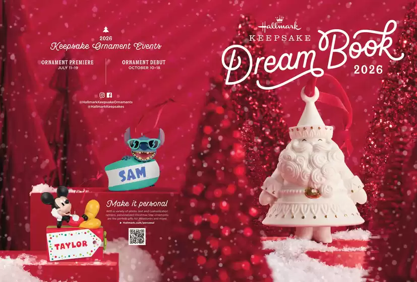 Hallmark catalogue | Keepsake Ornament Events 2026 | 2026-09-23T00:00:00.000Z - 2026-12-25T00:00:00.000Z