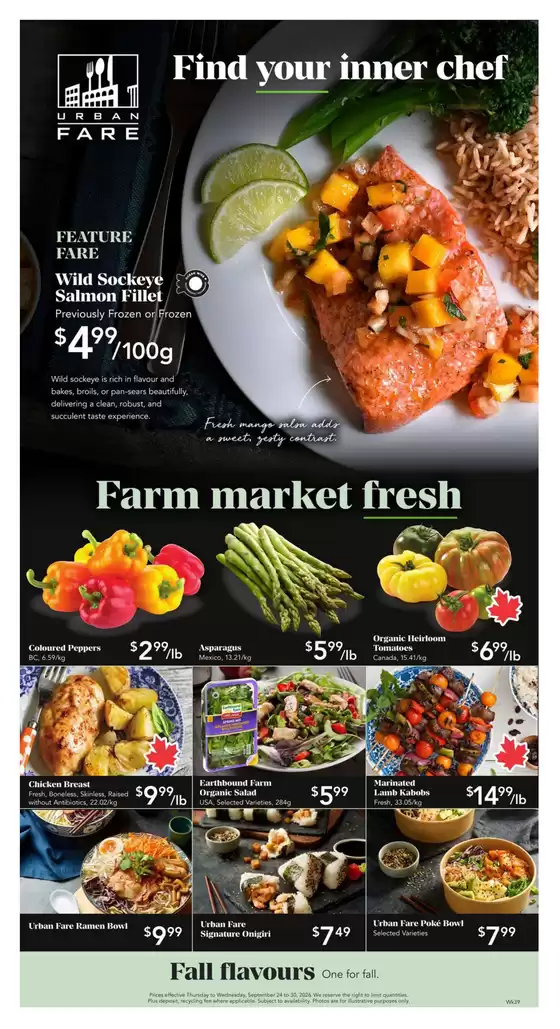 Urban Fare catalogue | Top offers for smart savers | 2026-09-24T00:00:00.000Z - 2026-09-30T00:00:00.000Z
