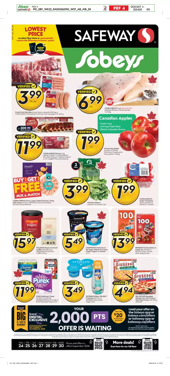 Safeway catalogue | Top deals for all customers | 2026-09-24T00:00:00.000Z - 2026-09-30T00:00:00.000Z