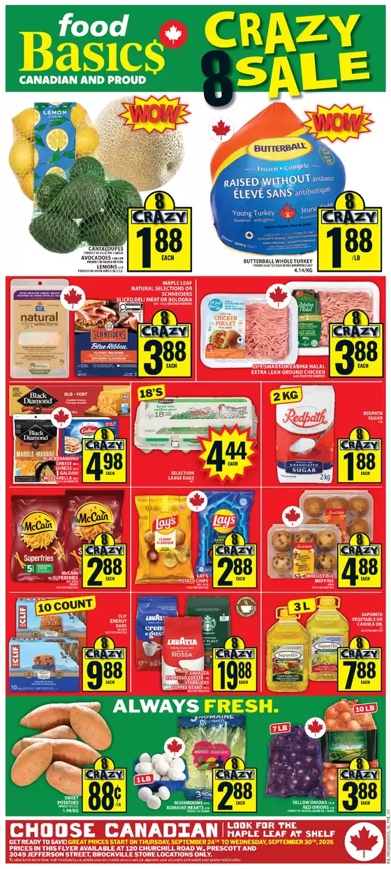 Food Basics catalogue | Top deals and discounts | 2026-09-24T00:00:00.000Z - 2026-09-30T00:00:00.000Z