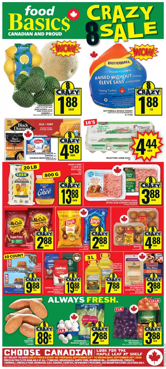 Food Basics catalogue | Our best deals for you | 2026-09-24T00:00:00.000Z - 2026-09-30T00:00:00.000Z