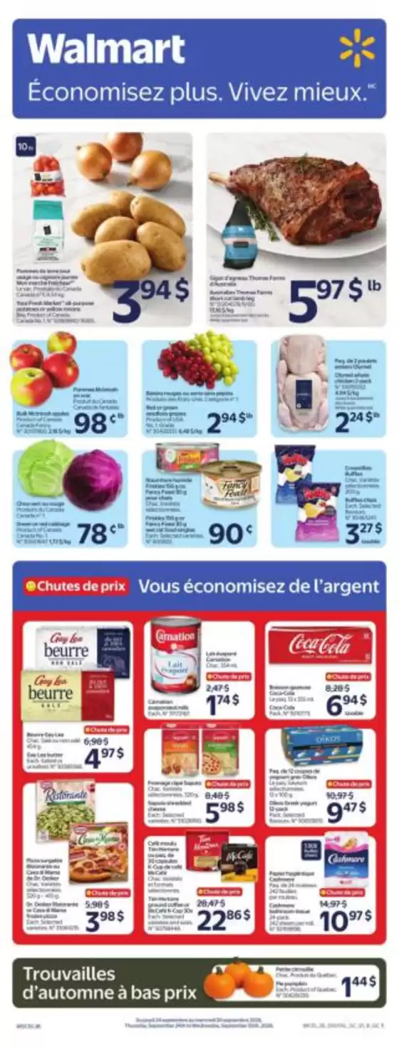 Walmart catalogue | Current special promotions | 2026-09-24T00:00:00.000Z - 2026-09-30T00:00:00.000Z