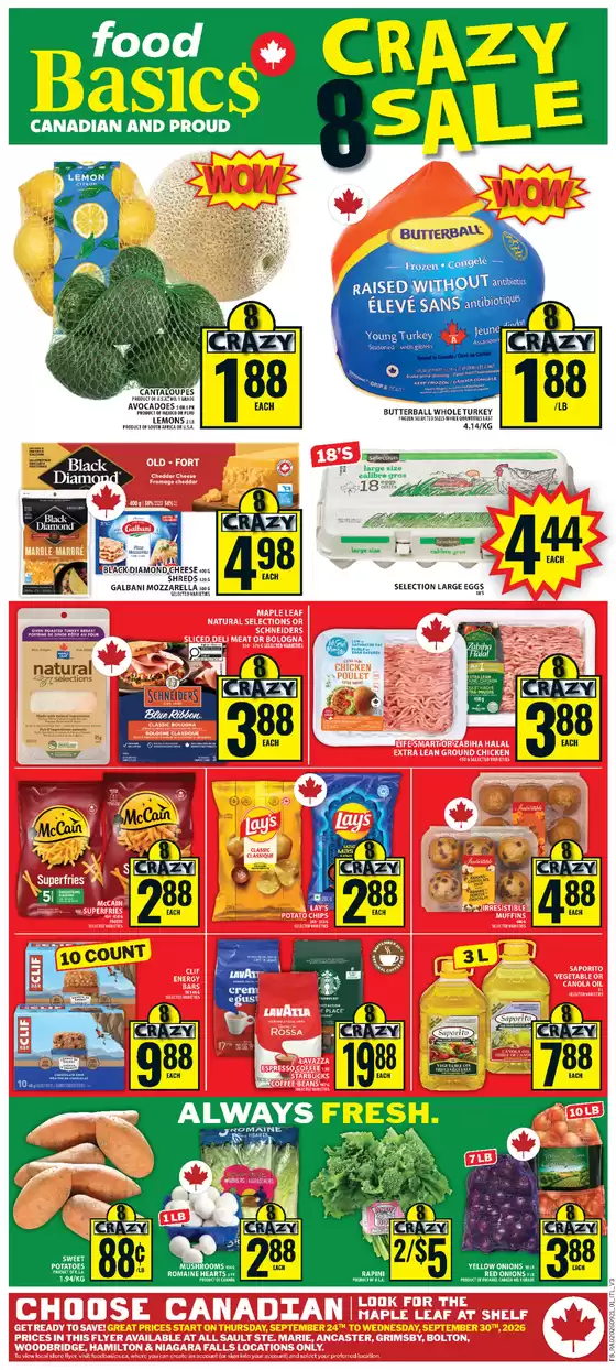 Food Basics catalogue | Wide range of offers | 2026-09-24T00:00:00.000Z - 2026-09-30T00:00:00.000Z