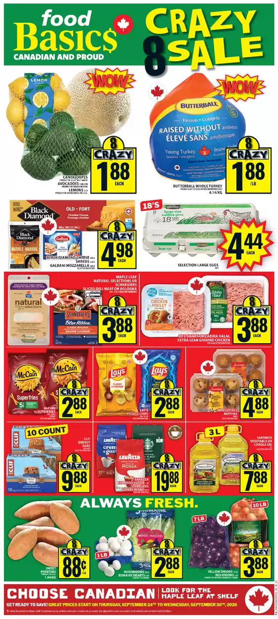 Food Basics catalogue | Save now with our deals | 2026-09-24T00:00:00.000Z - 2026-09-30T00:00:00.000Z