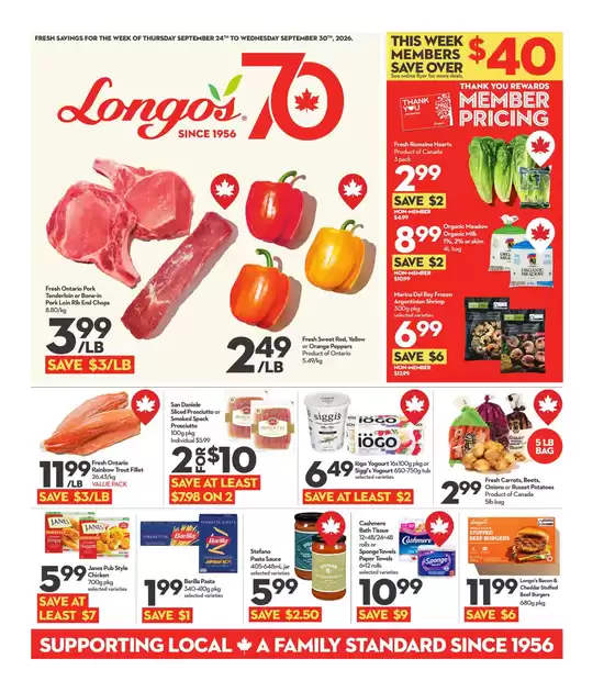 Longo's catalogue in Scarborough | Weekly Flyer | 2026-09-24T00:00:00.000Z - 2026-09-30T00:00:00.000Z