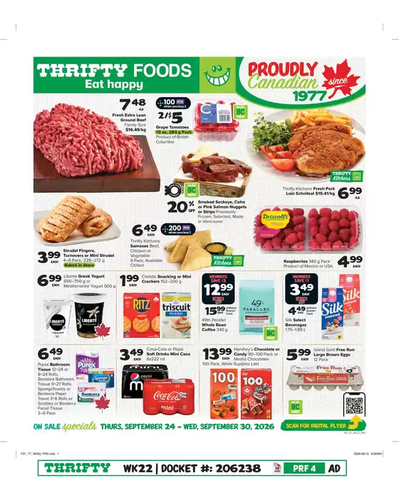 Thrifty Foods catalogue | Top deals and discounts | 2026-09-24T00:00:00.000Z - 2026-09-30T00:00:00.000Z