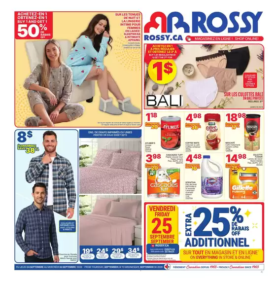 Rossy catalogue | Weekly Ad | 2026-09-24T00:00:00.000Z - 2026-09-30T00:00:00.000Z