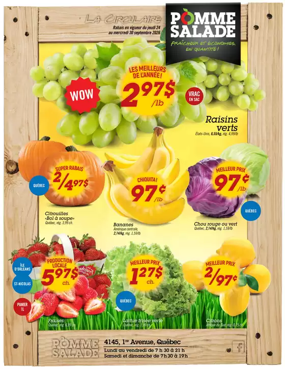 Pomme Salade catalogue | La circulaire | 2026-09-24T00:00:00.000Z - 2026-09-30T00:00:00.000Z