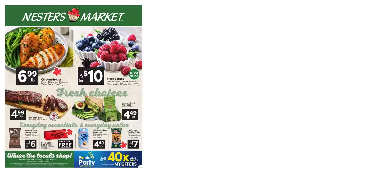 Nesters Market catalogue | Weekly flyer | 2026-09-24T00:00:00.000Z - 2026-09-30T00:00:00.000Z