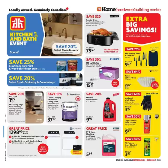 Home Hardware catalogue | Save now with our deals | 2026-09-24T00:00:00.000Z - 2026-10-07T00:00:00.000Z