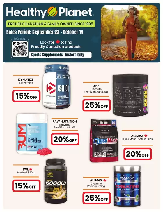 Healthy Planet catalogue | Healthy Planet Flyer September 23 to October 14 | 2026-09-24T00:00:00.000Z - 2026-10-14T00:00:00.000Z