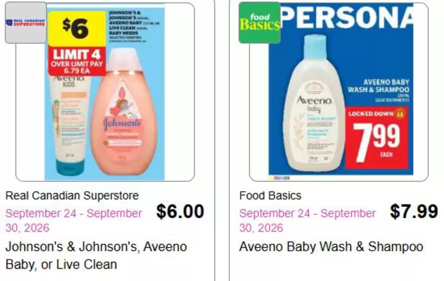 Aveeno catalogue | Deals | 2026-09-24T00:00:00.000Z - 2026-09-30T00:00:00.000Z