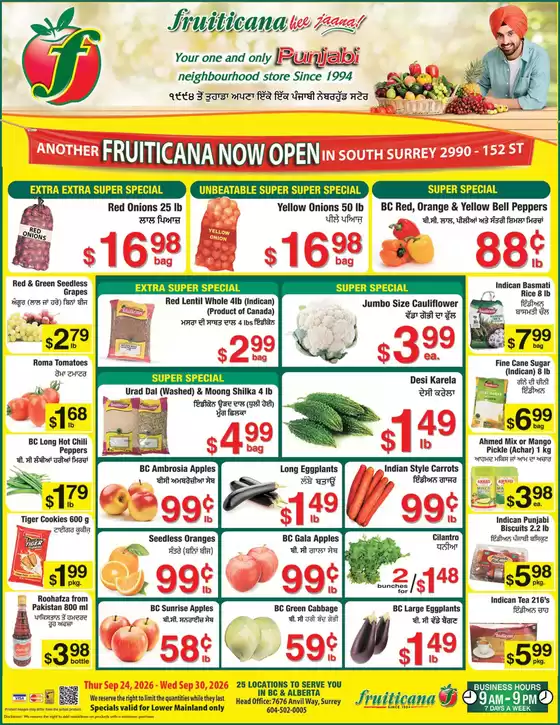 Fruiticana catalogue | Weekly specials | 2026-09-25T00:00:00.000Z - 2026-09-30T00:00:00.000Z