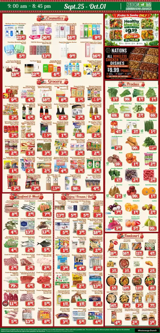 Nations Fresh Foods catalogue | Enjoy Special deals everyday | 2026-09-25T00:00:00.000Z - 2026-10-01T00:00:00.000Z