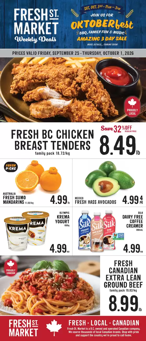 Fresh St Market catalogue | Weekly deals | 2026-09-25T00:00:00.000Z - 2026-10-01T00:00:00.000Z