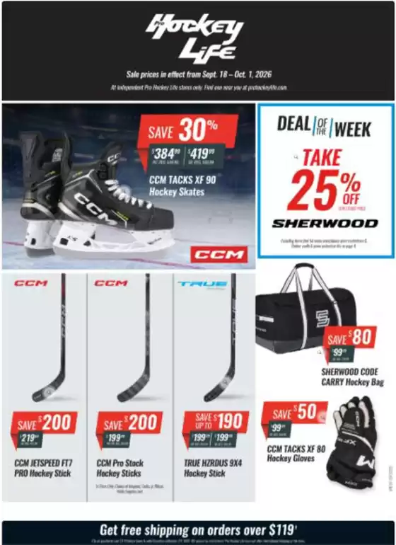 Pro Hockey Life catalogue | Deal of week take 25% | 2026-09-25T00:00:00.000Z - 2026-10-02T00:00:00.000Z