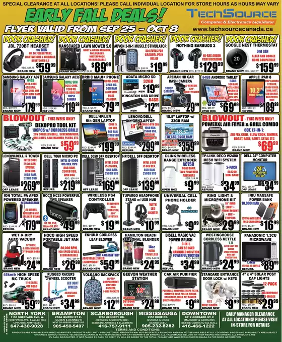 TechSource catalogue in Outremont | TechSource, flyer | 2026-09-25T00:00:00.000Z - 2026-10-08T00:00:00.000Z