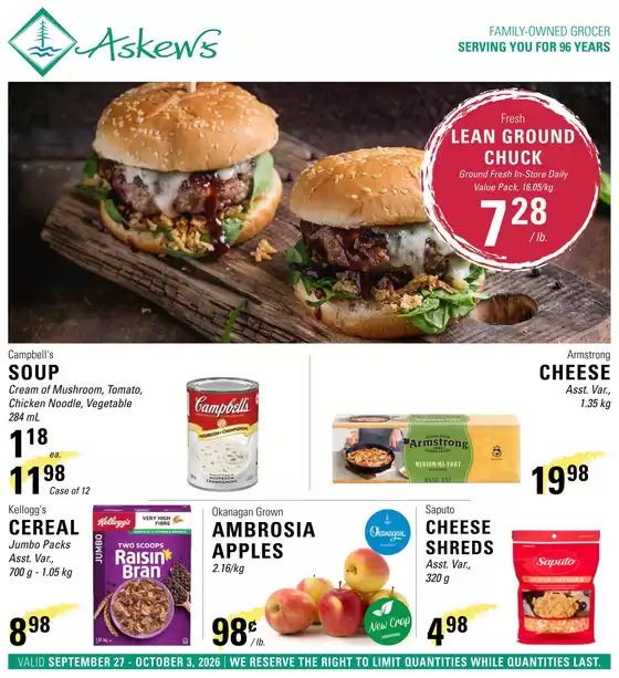 Askews Foods catalogue | Weekly flyer | 2026-09-28T00:00:00.000Z - 2026-10-03T00:00:00.000Z