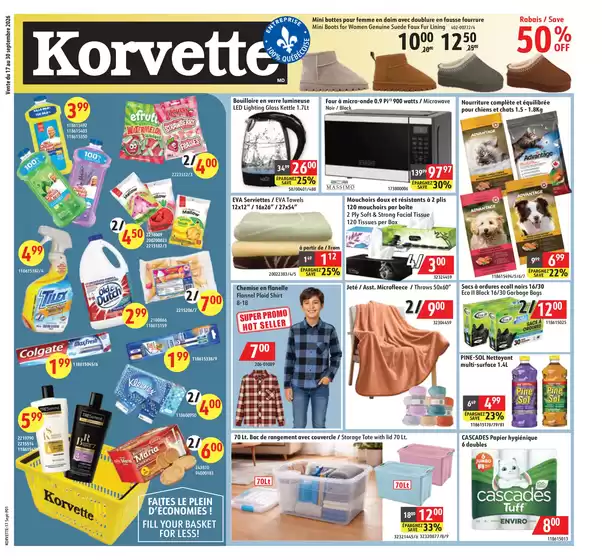 Korvette catalogue | Circulaire Korvette | 2026-09-28T00:00:00.000Z - 2026-09-30T00:00:00.000Z