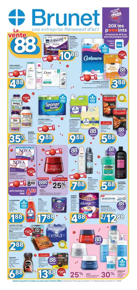 Brunet catalogue | Top deals for all customers | 2026-10-01T00:00:00.000Z - 2026-10-07T00:00:00.000Z