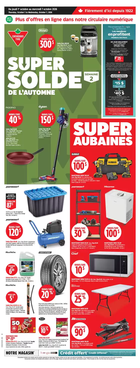 Canadian Tire catalogue in Edmonton | Offers for bargain hunters | 2026-10-01T00:00:00.000Z - 2026-10-07T00:00:00.000Z