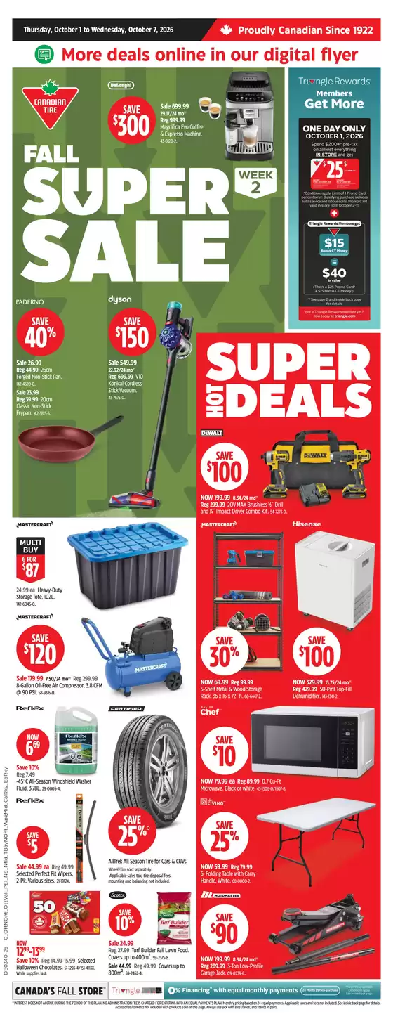 Canadian Tire catalogue in Edmonton | Our best offers for you | 2026-10-01T00:00:00.000Z - 2026-10-07T00:00:00.000Z