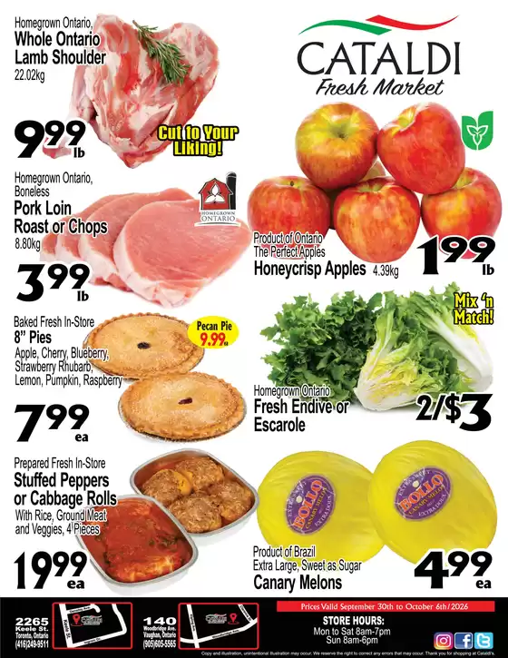 Cataldi catalogue | Weekly flyer | 2026-09-30T00:00:00.000Z - 2026-10-06T00:00:00.000Z