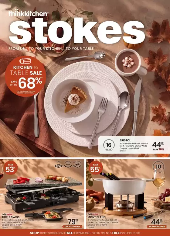 Stokes catalogue | Kitchen to table sale up to 68% | 2026-09-30T00:00:00.000Z - 2026-10-25T00:00:00.000Z