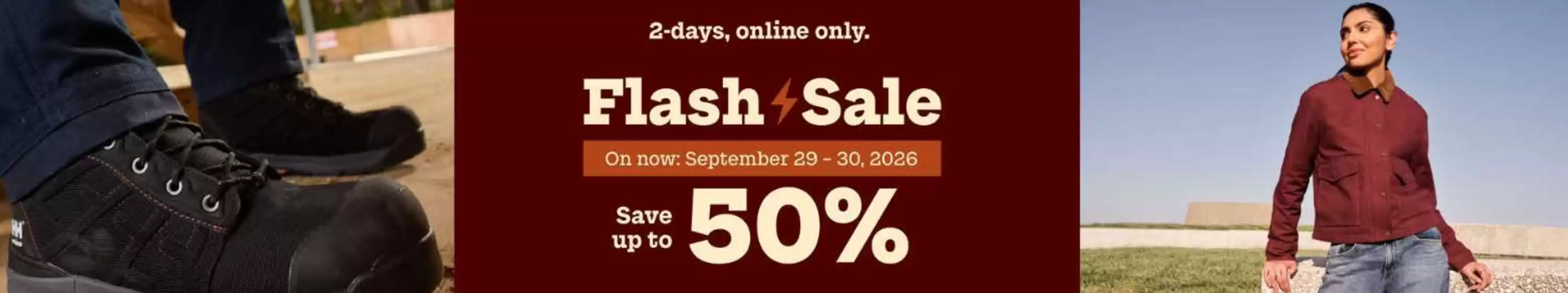 Mark's catalogue | Flash sale save up to 50 % | 2026-09-30T00:00:00.000Z - 2026-09-30T00:00:00.000Z