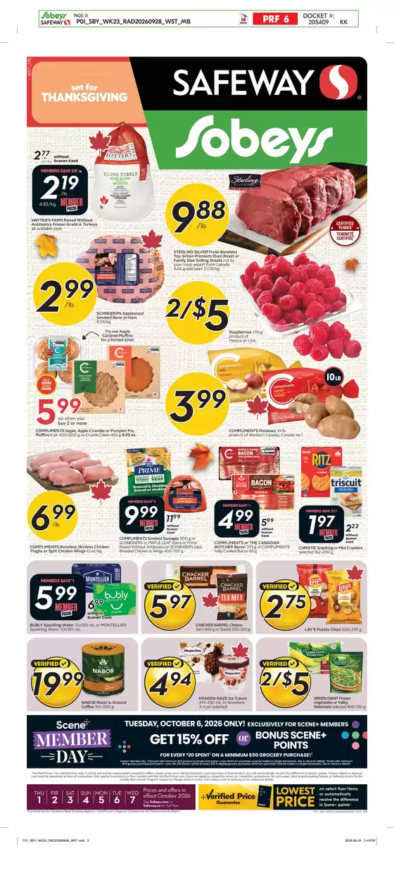 Safeway catalogue | Great offer for bargain hunters | 2026-10-01T00:00:00.000Z - 2026-10-07T00:00:00.000Z