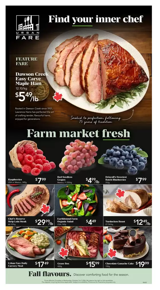 Urban Fare catalogue | Special offers for you | 2026-10-01T00:00:00.000Z - 2026-10-07T00:00:00.000Z