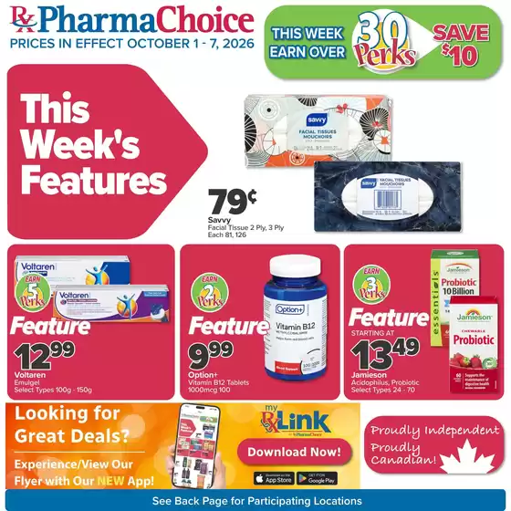 PharmaChoice catalogue | PharmaChoice Weekly ad | 2026-10-01T00:00:00.000Z - 2026-10-07T00:00:00.000Z