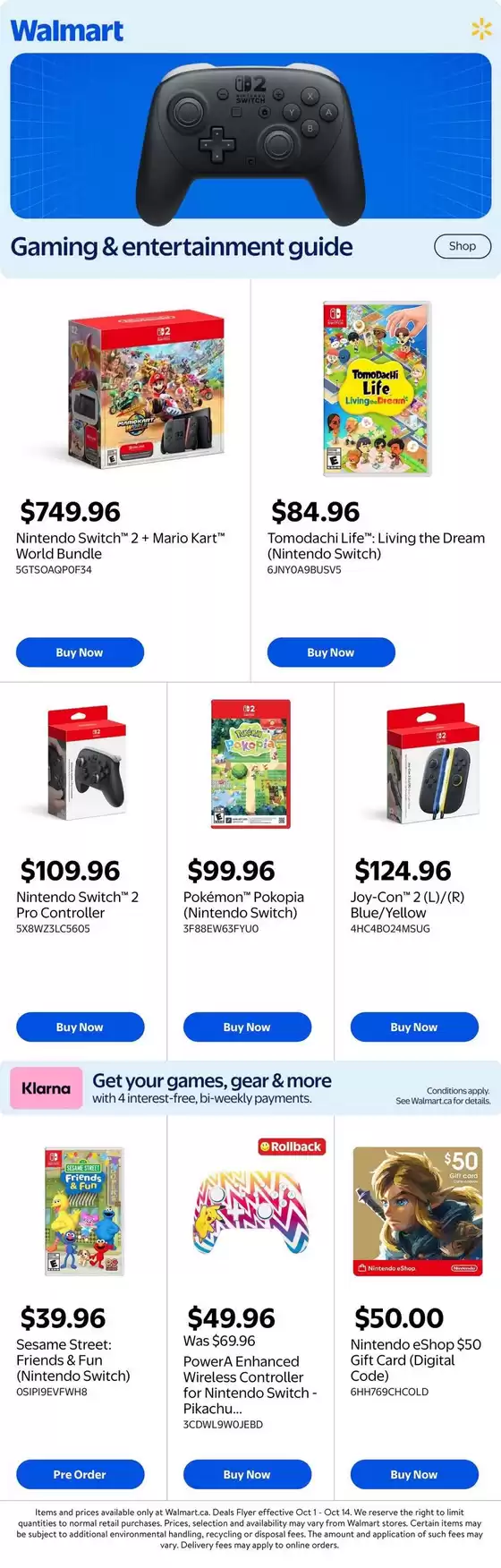 Walmart catalogue in Anchor Point | Great offer for all customers | 2026-10-01T00:00:00.000Z - 2026-10-14T00:00:00.000Z