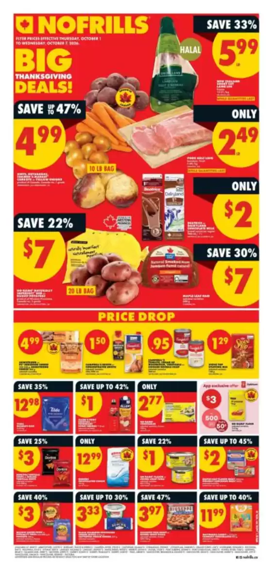 No Frills catalogue | Exclusive deals and bargains | 2026-10-01T00:00:00.000Z - 2026-10-07T00:00:00.000Z